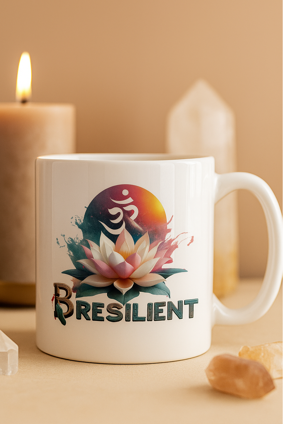 "B Resilient” Inspirational Mug – Start Your Day with Intention